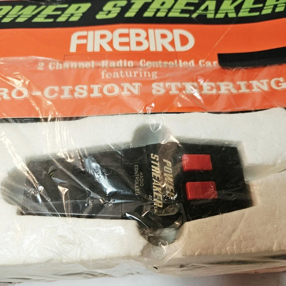 Vintage Pontiac Firebird Power Streaker Radio Control RC Car NEW